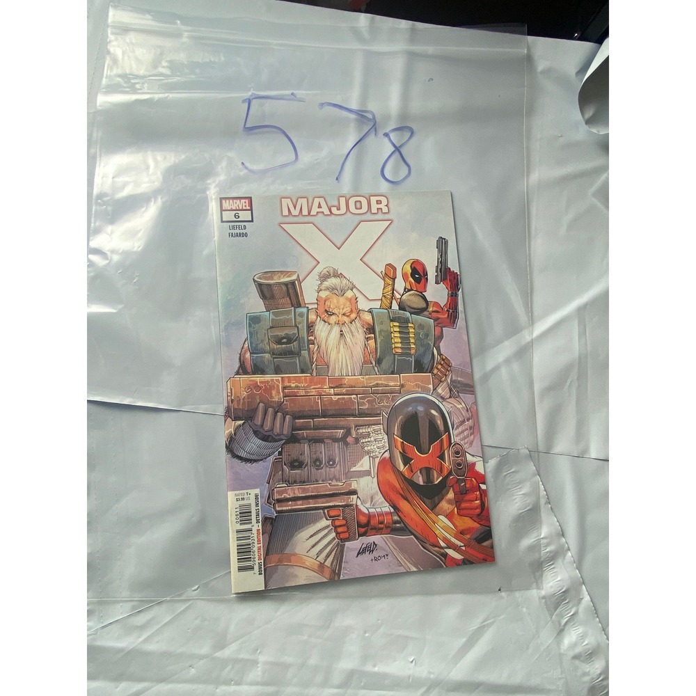 Major X 6 Marvel Comics Comic Book Liefeld Fajardo 2019